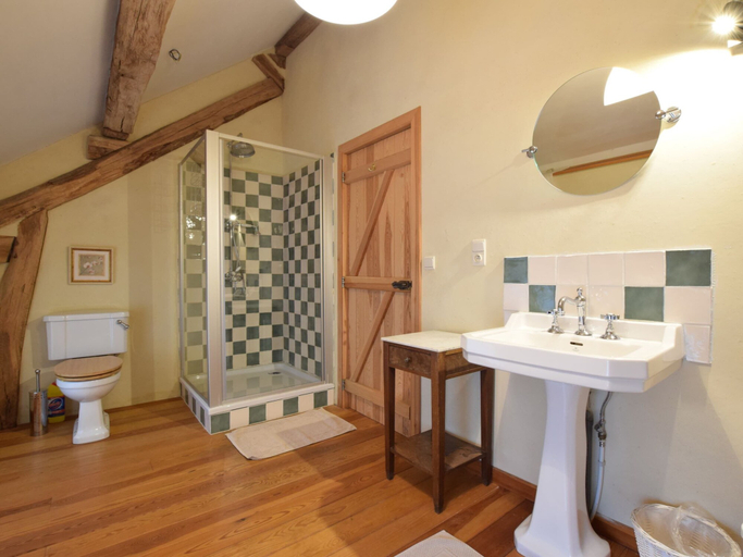 Bathroom 3, Castle Wing Situated in the Heart of a Quiet, Luxembourg