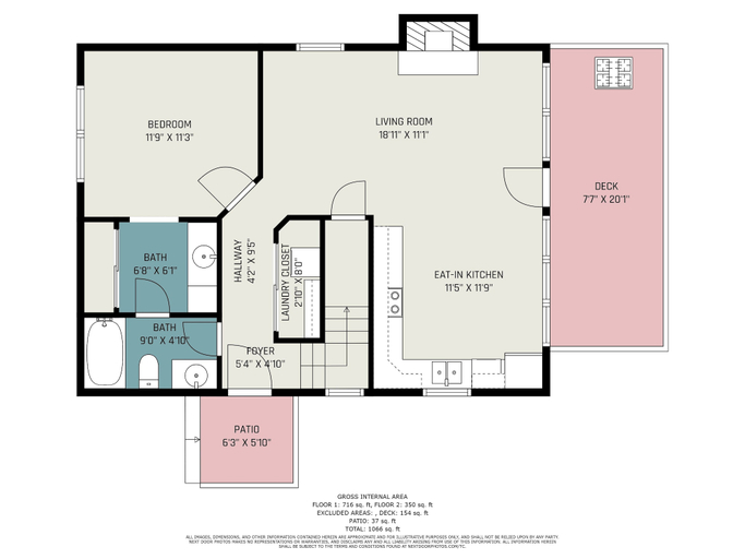 Floor plan 3, Solitude Bobcat #2 - Estes Park 2 Bedroom Condo by RedAwning, Larimer