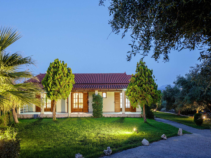 Exterior & Views, Villa in Adele With Pool & Olive Grove Views, Crete