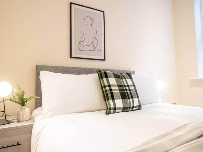 Room 3, Luxe One Bed W/city View Near Ipswich Waterfront, Suffolk