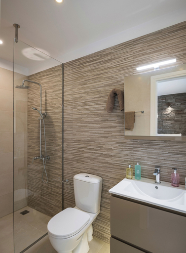 Bathroom, A Sublime Villa in Kokkino Horio, Crete