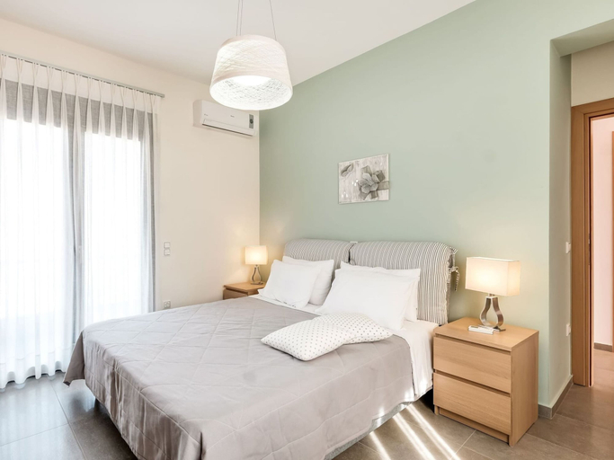 Bedroom 5, Beautiful new Large House, Private Pool, Near Beach at Rethymno, NW Coast, Crete