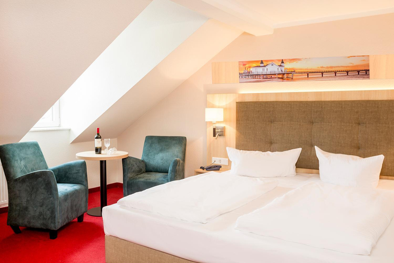 Bedroom 2, Hotel Garni Sonne, Vorpommern-Greifswald