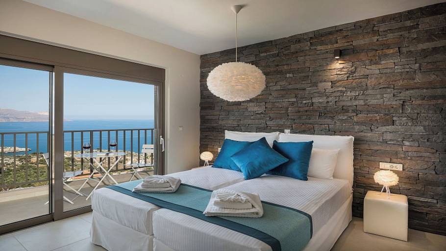 Bedroom 3, A Sublime Villa in Kokkino Horio, Crete