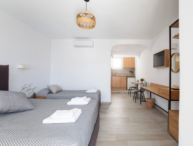 Bedroom 3, Agia Anna on the beach, South Aegean