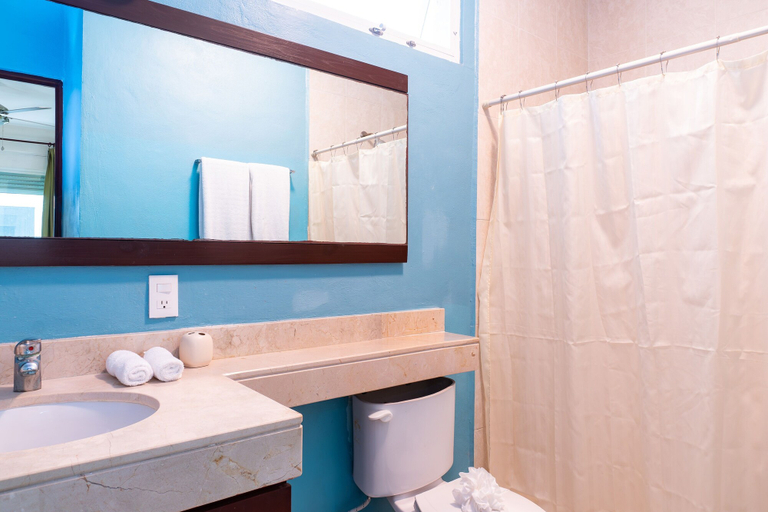 Bathroom 5, Meridian 208 2 Bedroom Condo by RedAwning, Cozumel