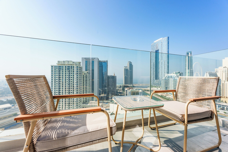 Balcony view 5, Stayis - Suite 2 BR Apartment ocean view, Dubai