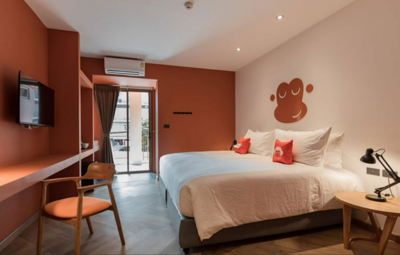 Bedroom 4, Blu Monkey Hub & Hotel Bangsaen, Muang Chon Buri