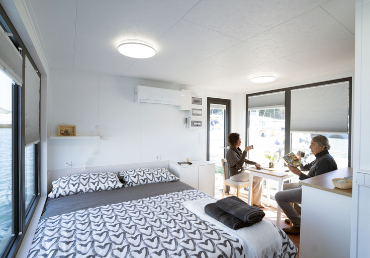 Bedroom 3, Almalo Floating House Case galleggianti, Napoli