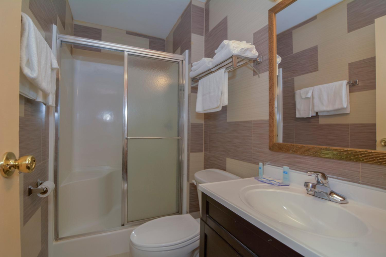 Bathroom 4, Rodeway Inn Macarthur Airport, Suffolk