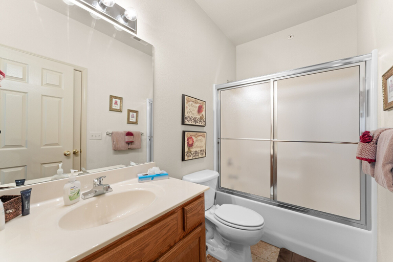 Bathroom 4, Ozark Comfort 3 Bedroom Condo by RedAwning, Stone
