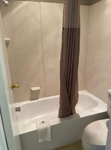 Bathroom 5, Motel 6 Van Horn, TX, Culberson