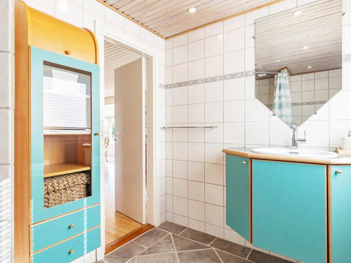 Bathroom, 4 Star Holiday Home in Karrebaeksminde, Næstved