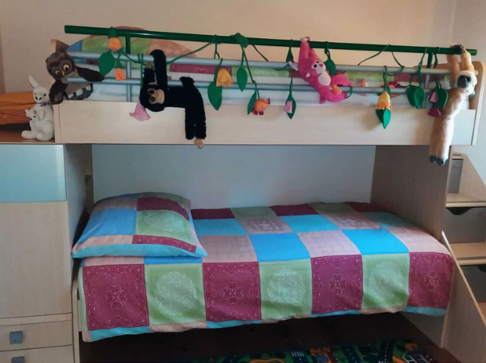 Bedroom 3, Apartment in Neuhaus Near Petzen Ski Area, Völkermarkt