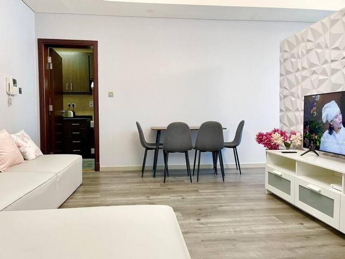 Bedroom 3, Cozy Upgraded Residential Flat with sea, Mangrove, pool view - 1203 Not Hotel, Abu Dhabi City