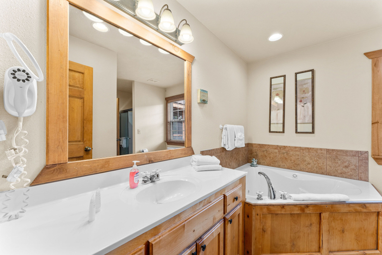 Bathroom 4, Dakota Lodge 2 Bedroom Home by RedAwning, Stone