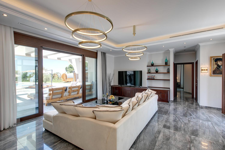 Shared lounge/TV area, Epavli Alexandros Luxury Villa, Central Macedonia