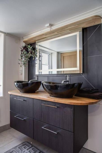 Bathroom 2, Central lagenhet i 1700-talshus, Västervik