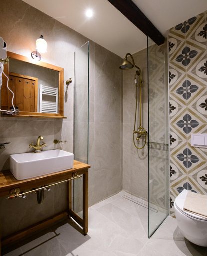 Bathroom 3, Agios Germanos hotel, West Macedonia