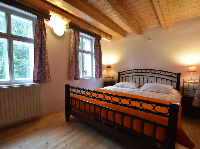 Bedroom 3, Holiday Home With Garden in Quiet Mountain Village, Jablonec nad Nisou