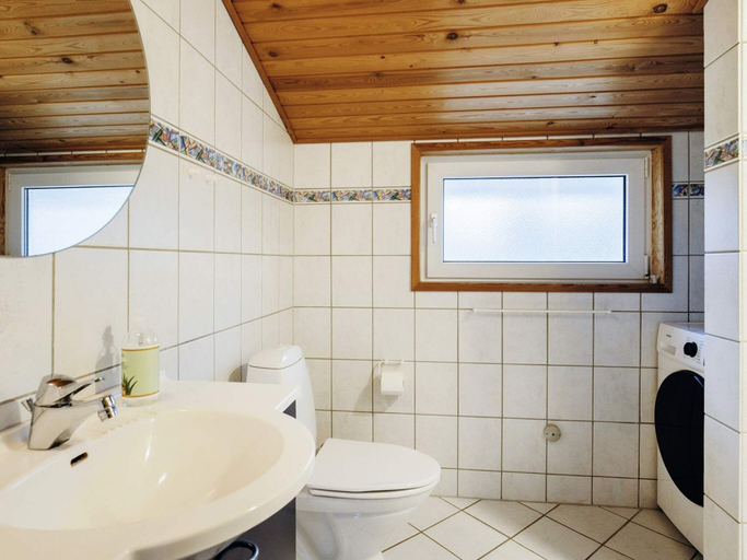 Bathroom, 6 Person Holiday Home in Jerup, Frederikshavn