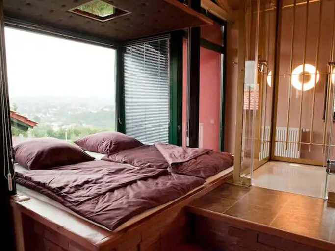 Bedroom 3, Ferienhaus mit Sauna im Bayerischen Wald, Regen