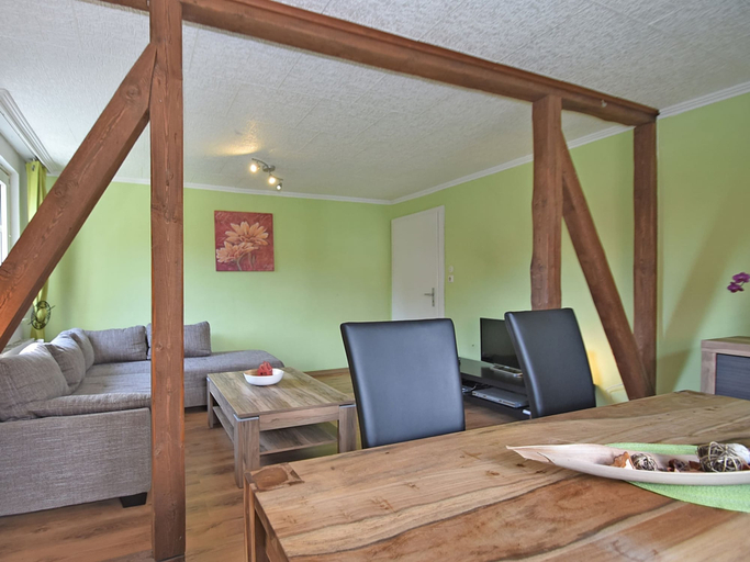 Bedroom, Apartment With Garden in a District of Braunlage, Goslar