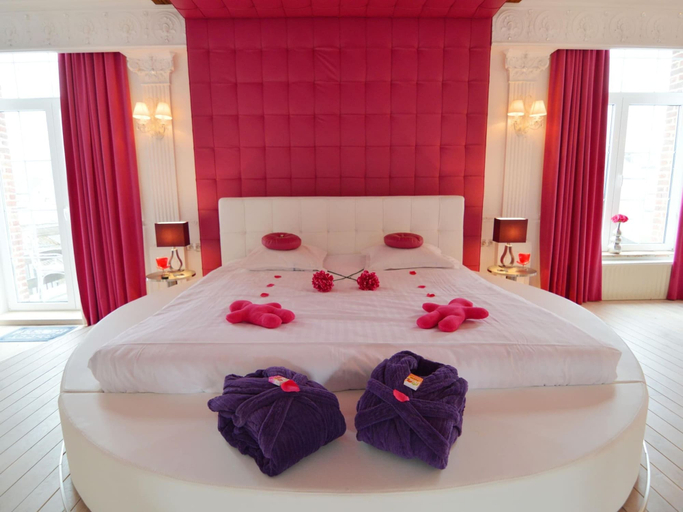Bedroom 4, Lush Apartment with Sauna, Hot Tub, Mountain Views in Ensival, Liège