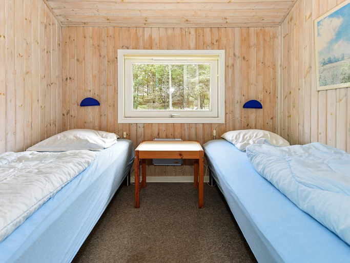 Bedroom 2, Exotic Holiday Home in Nørre Nebel With Sauna, Varde