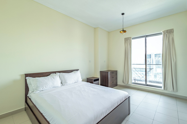 Bedroom 3, SuperHost - Chic Downtown Living 1BR in Dubai's South Ridge 5, Dubai