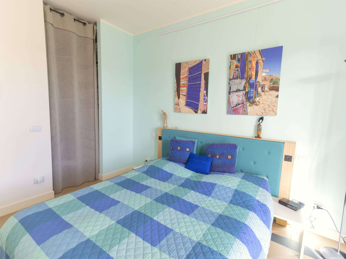 Bedroom 2, Apartment With Terrace for 4 People, Olbia-Tempio