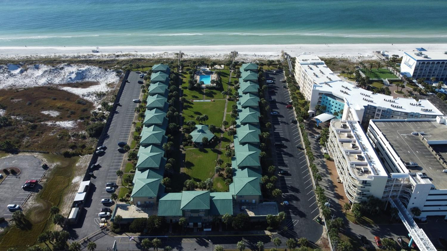 Exterior & Views, 204A - 1BR/1 Bath at Seaspray Condos on Okaloosa Island, Fort Walton Beach, Fl, Okaloosa