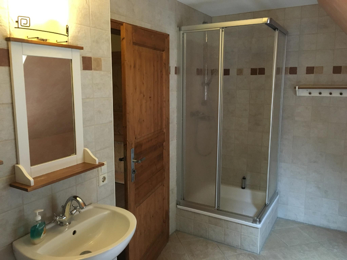 Bathroom 5, Ferienhaus Bikehütte Rehnhäusl, Sächsische Schweiz-Osterzgebirge