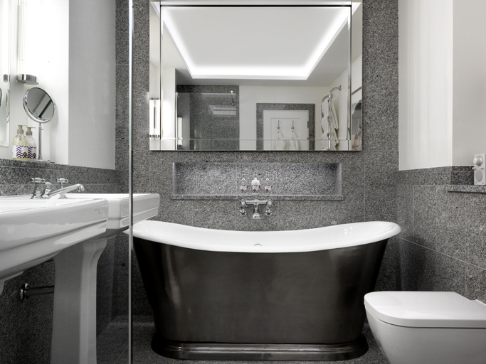 Bathroom 5, The Soho Hotel, Firmdale Hotels, London