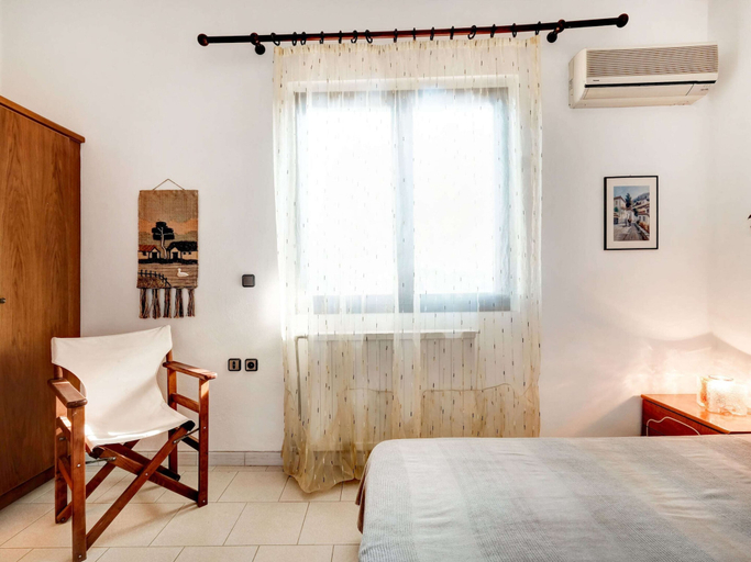 Bedroom 3, Holiday Villa With sea View in Paralia Avlidas, Central Greece