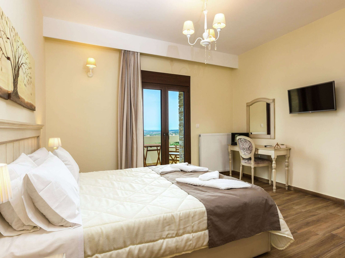 Bedroom 3, Villa with Private Pool near Sea & Arkadi Monastery on NW Coast, Crete