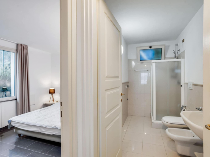 Bathroom 3, Holiday Home in Meina With Private Beach, Novara