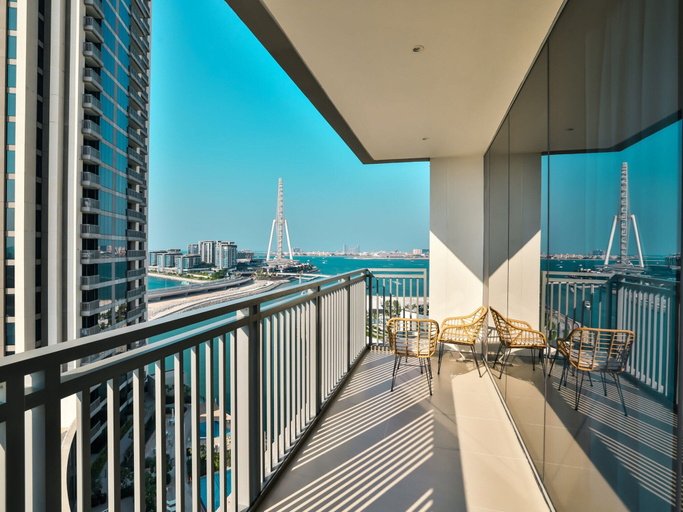 View from property 5, Luxury Marina View 2BR Flats Dubai by Belvilla, Dubai