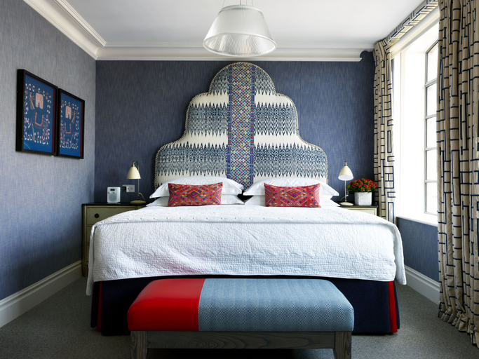 Bedroom 3, The Soho Hotel, Firmdale Hotels, London