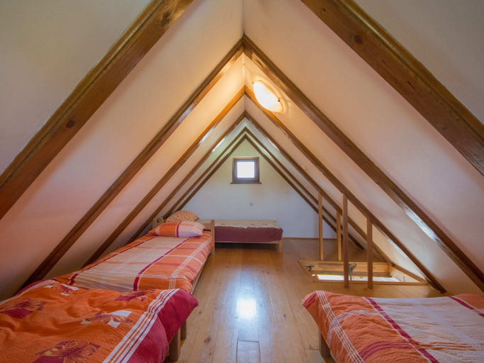 Bedroom 3, Tranquil Holiday Home in Kvarner with Hot Tub, Brod Moravice
