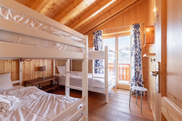 Bedroom 2, Chalet Belle Roche Recently Renovated Jacuzzi, Martigny