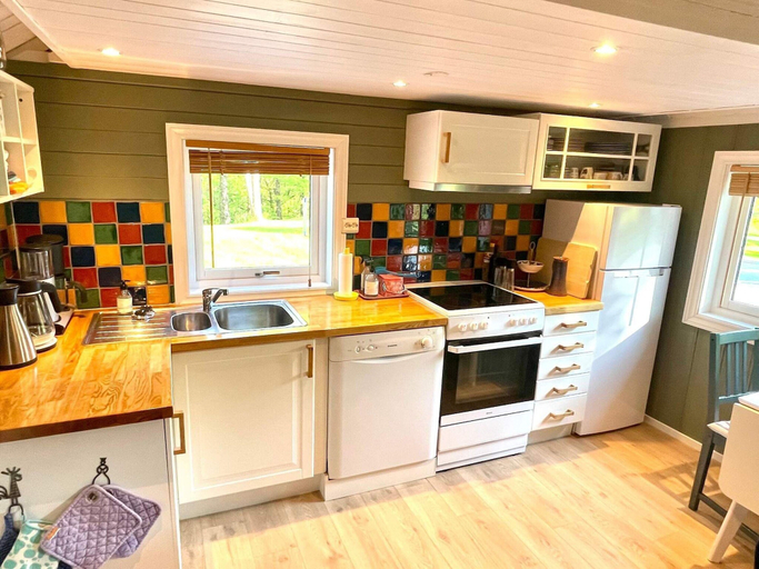 Private kitchen 2, 4 Person Holiday Home in Omastrand, Kvam