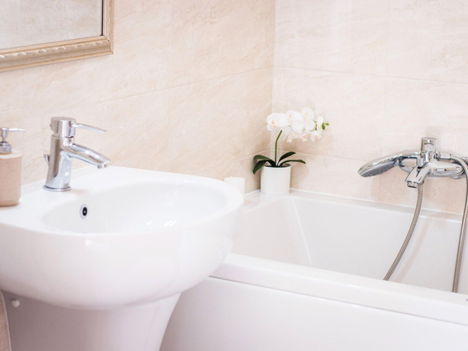 Bathroom, Spacious Holiday Home in Privlaka With Garden, Privlaka