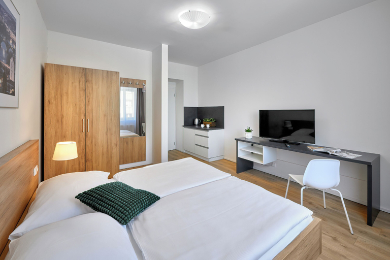 Bedroom 3, Downtown Suites Belohorska, Praha 6