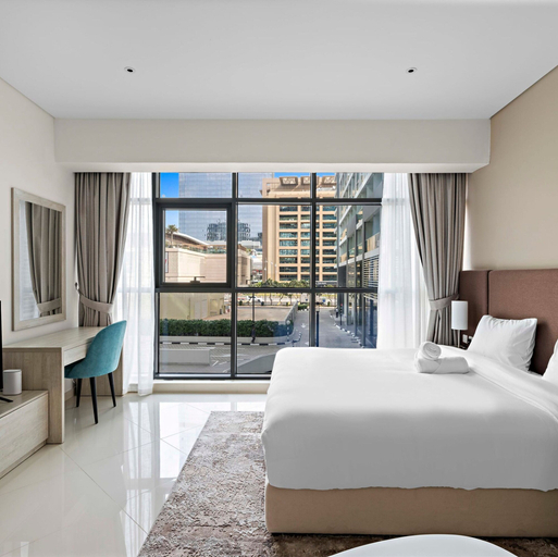 Bedroom 2, Studio Palm Jumeirah With Rooftop Pool and View, Dubai
