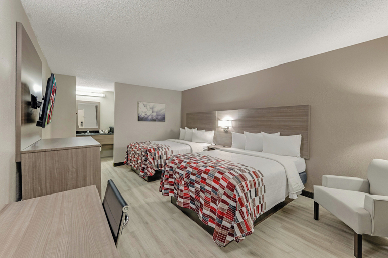 Bedroom 3, Red Roof Inn Kingsport, Sullivan