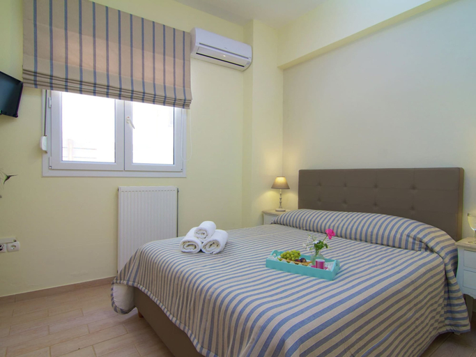 Bedroom 3, Beachfront Villa With a Private Pool, Crete