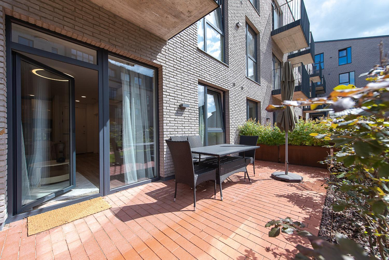 Balcony/terrace 4, Paupys Central Apartments by Reside Baltic, Vilniaus