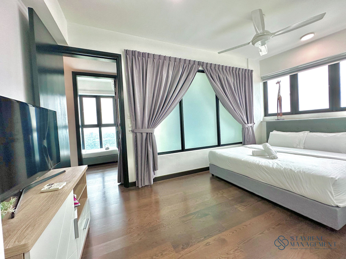 Bedroom 3, Almas Suites Puteri Harbour by Stayrene, Johor Bahru