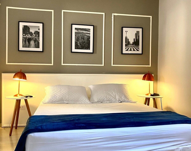 Bedroom 2, FLAT em LOCALIZAÇÃO FANTÁSTICA, São Paulo
